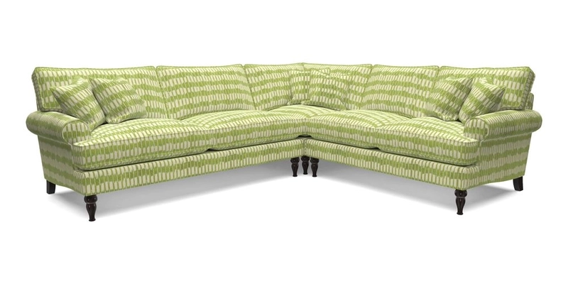 Cooksbridge LHF Corner Sofa in Cloth 21 Oak Leaf Beech