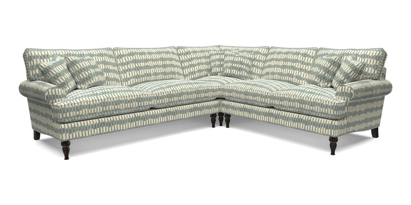 Cooksbridge LHF Corner Sofa in Cloth 21 Oak Leaf Beech