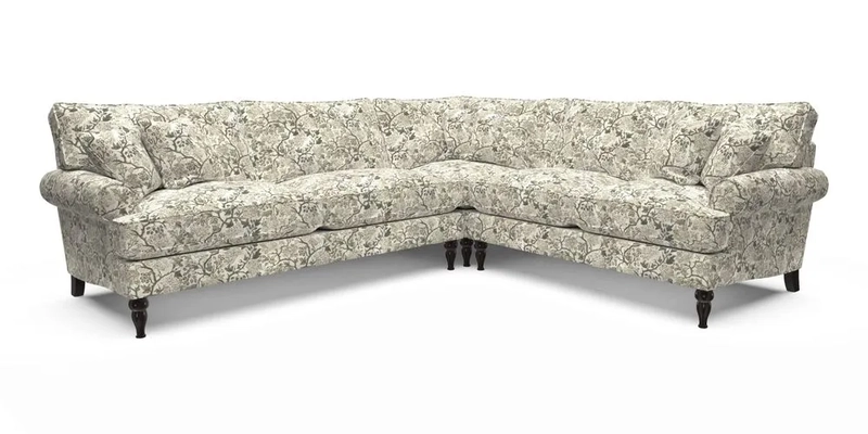 Cooksbridge LHF Corner Sofa in Cloth 21 Oak Leaf Beech