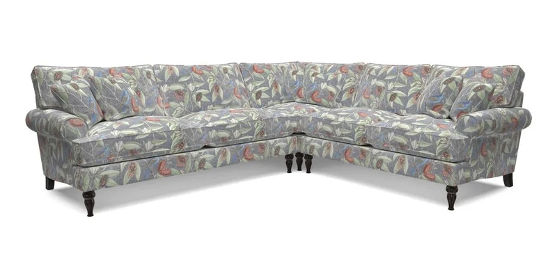 Cooksbridge LHF Corner Sofa in Cloth 21 Oak Leaf Beech