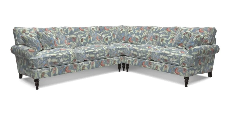 Cooksbridge LHF Corner Sofa in Cloth 21 Oak Leaf Beech