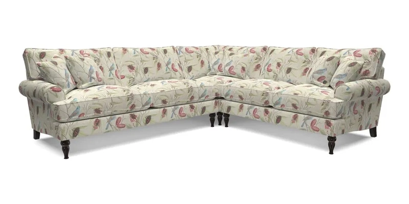 Cooksbridge LHF Corner Sofa in Cloth 21 Oak Leaf Beech