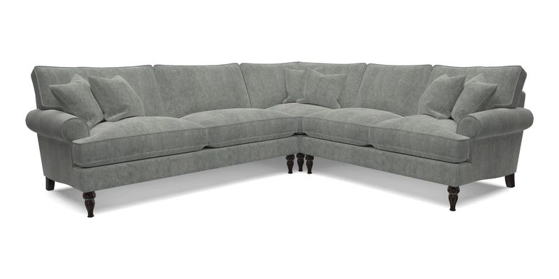 Cooksbridge LHF Corner Sofa in Cloth 21 Oak Leaf Beech