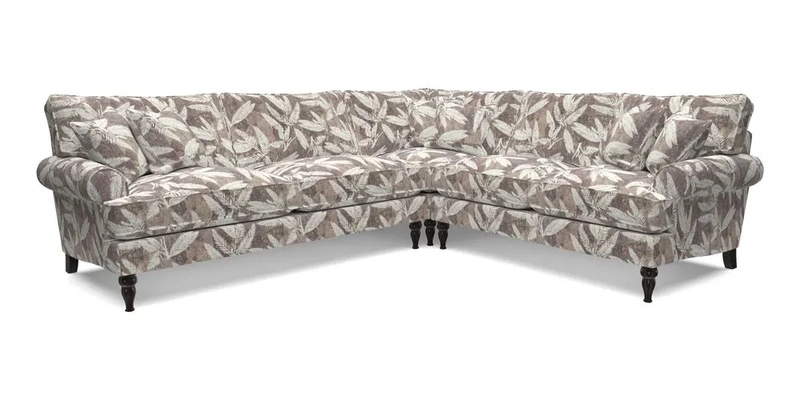 Cooksbridge LHF Corner Sofa in Cloth 21 Oak Leaf Beech