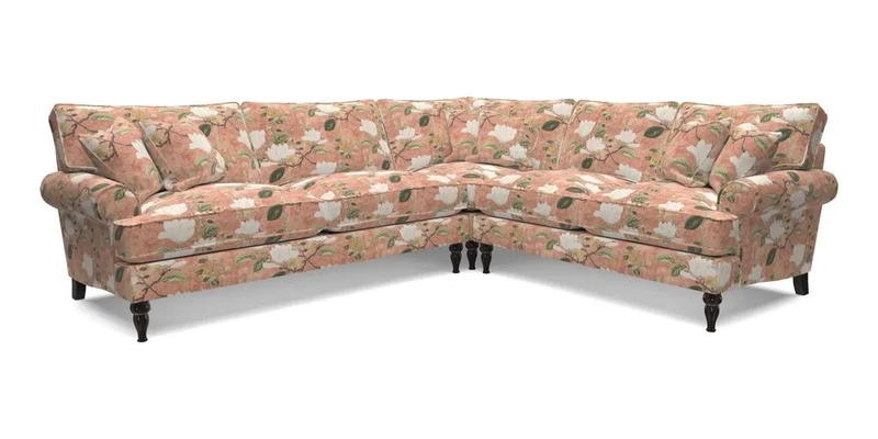 Cooksbridge LHF Corner Sofa in Cloth 21 Oak Leaf Beech
