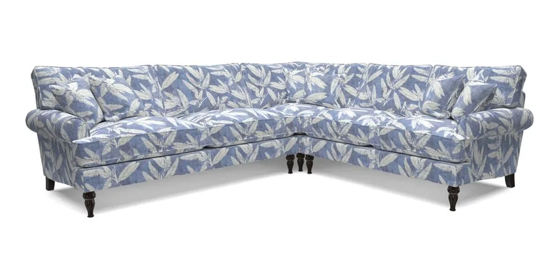 Cooksbridge LHF Corner Sofa in Cloth 21 Oak Leaf Beech