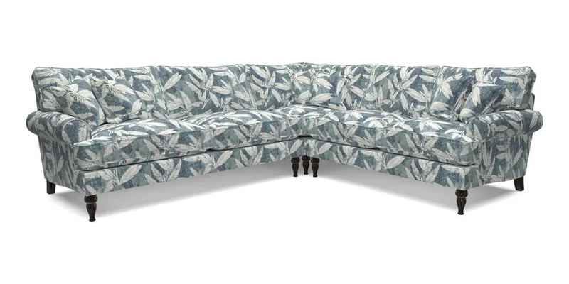 Cooksbridge LHF Corner Sofa in Cloth 21 Oak Leaf Beech