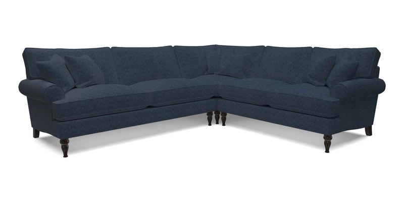 Cooksbridge LHF Corner Sofa in Cloth 21 Oak Leaf Beech