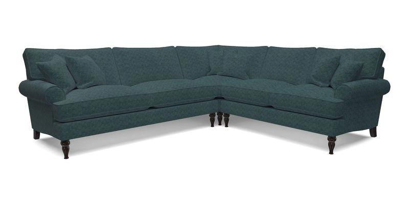 Cooksbridge LHF Corner Sofa in Cloth 21 Oak Leaf Beech