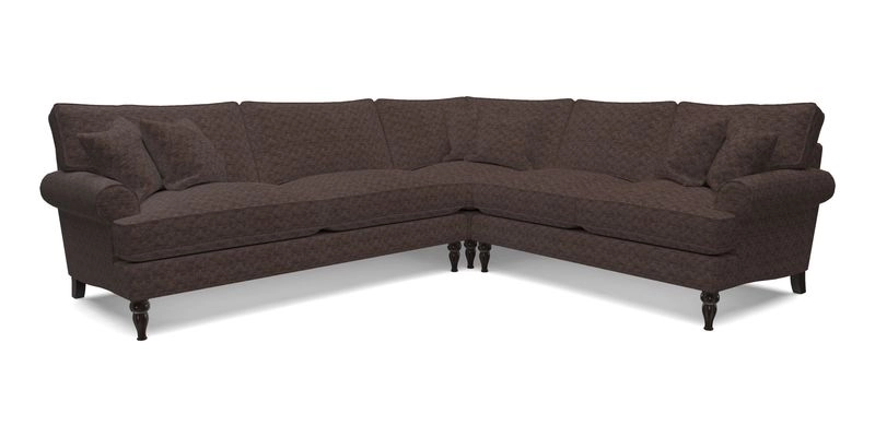 Cooksbridge LHF Corner Sofa in Cloth 21 Oak Leaf Beech