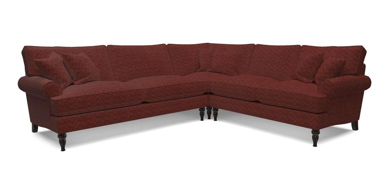 Cooksbridge LHF Corner Sofa in Cloth 21 Oak Leaf Beech