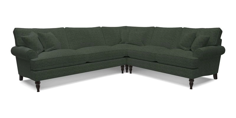 Cooksbridge LHF Corner Sofa in Cloth 21 Oak Leaf Beech