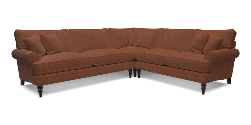 Cooksbridge LHF Corner Sofa in Cloth 21 Oak Leaf Beech