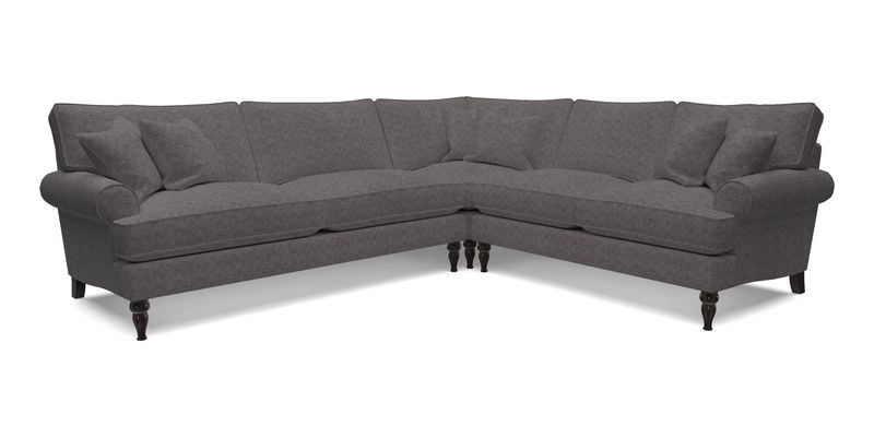 Cooksbridge LHF Corner Sofa in Cloth 21 Oak Leaf Beech