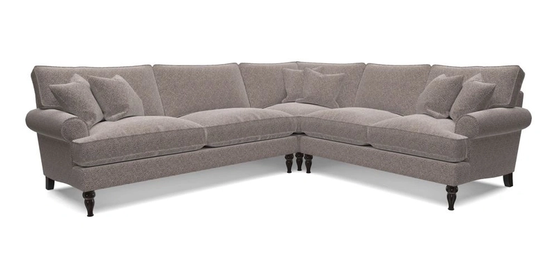 Cooksbridge LHF Corner Sofa in Cloth 21 Oak Leaf Beech