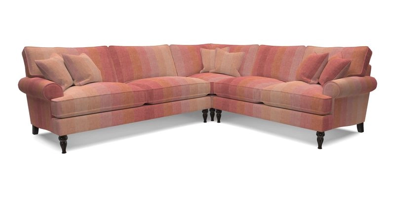 Cooksbridge LHF Corner Sofa in Cloth 21 Oak Leaf Beech