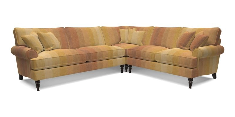 Cooksbridge LHF Corner Sofa in Cloth 21 Oak Leaf Beech