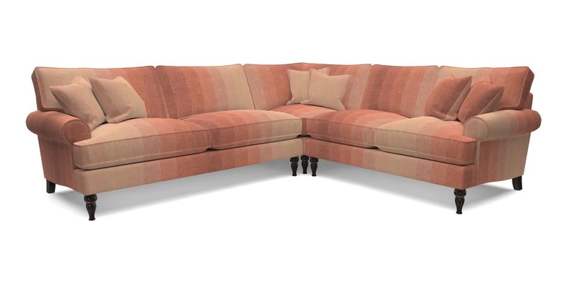 Cooksbridge LHF Corner Sofa in Cloth 21 Oak Leaf Beech