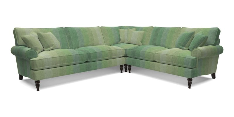 Cooksbridge LHF Corner Sofa in Cloth 21 Oak Leaf Beech