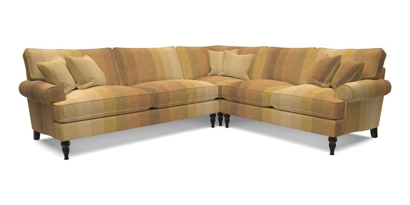Cooksbridge LHF Corner Sofa in Cloth 21 Oak Leaf Beech
