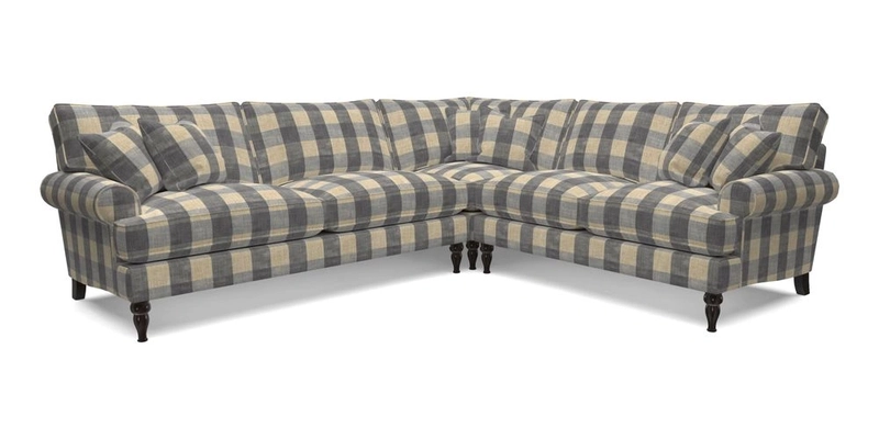 Cooksbridge LHF Corner Sofa in Cloth 21 Oak Leaf Beech