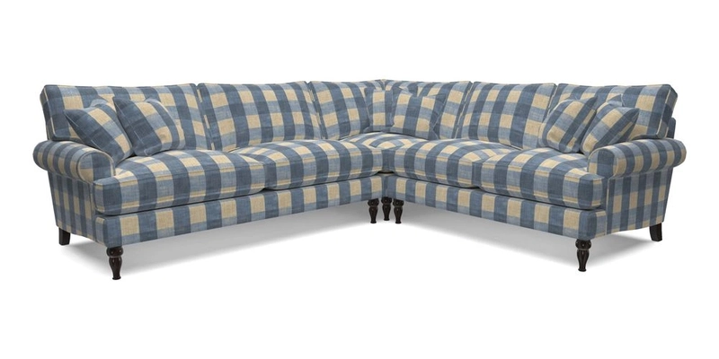 Cooksbridge LHF Corner Sofa in Cloth 21 Oak Leaf Beech