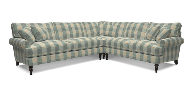 Cooksbridge LHF Corner Sofa in Cloth 21 Oak Leaf Beech