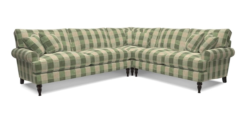 Cooksbridge LHF Corner Sofa in Cloth 21 Oak Leaf Beech