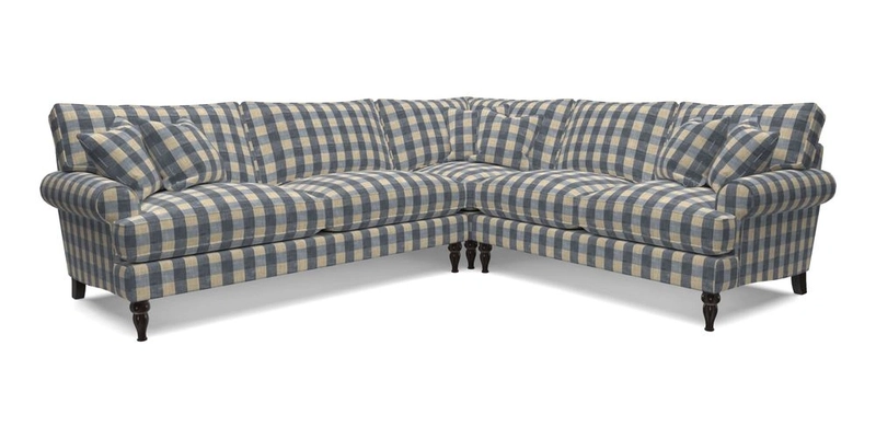 Cooksbridge LHF Corner Sofa in Cloth 21 Oak Leaf Beech