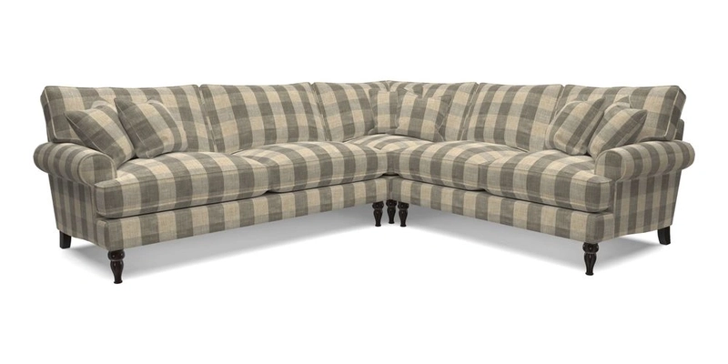 Cooksbridge LHF Corner Sofa in Cloth 21 Oak Leaf Beech