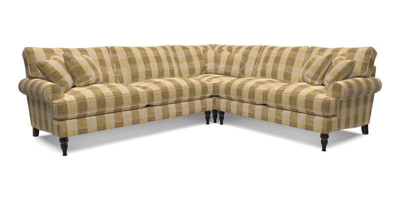 Cooksbridge LHF Corner Sofa in Cloth 21 Oak Leaf Beech