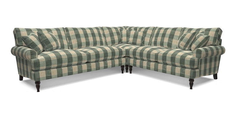 Cooksbridge LHF Corner Sofa in Cloth 21 Oak Leaf Beech