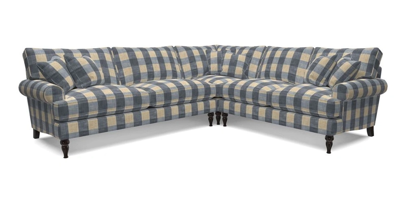 Cooksbridge LHF Corner Sofa in Cloth 21 Oak Leaf Beech