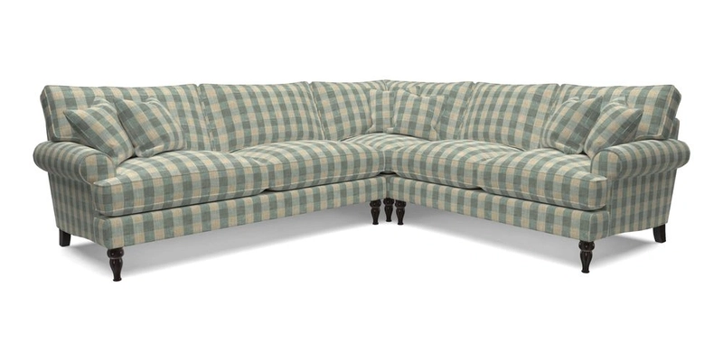 Cooksbridge LHF Corner Sofa in Cloth 21 Oak Leaf Beech