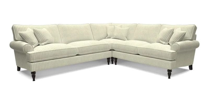 Cooksbridge LHF Corner Sofa in Cloth 21 Oak Leaf Beech