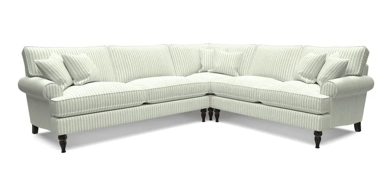 Cooksbridge LHF Corner Sofa in Cloth 21 Oak Leaf Beech