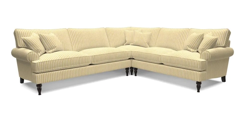 Cooksbridge LHF Corner Sofa in Cloth 21 Oak Leaf Beech