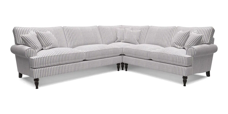 Cooksbridge LHF Corner Sofa in Cloth 21 Oak Leaf Beech