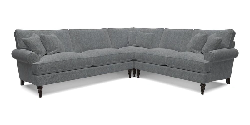 Cooksbridge LHF Corner Sofa in Cloth 21 Oak Leaf Beech