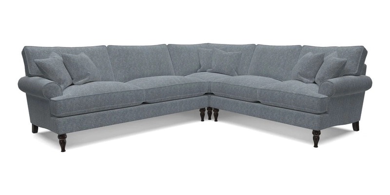 Cooksbridge LHF Corner Sofa in Cloth 21 Oak Leaf Beech
