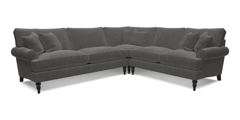 Cooksbridge LHF Corner Sofa in Cloth 21 Oak Leaf Beech