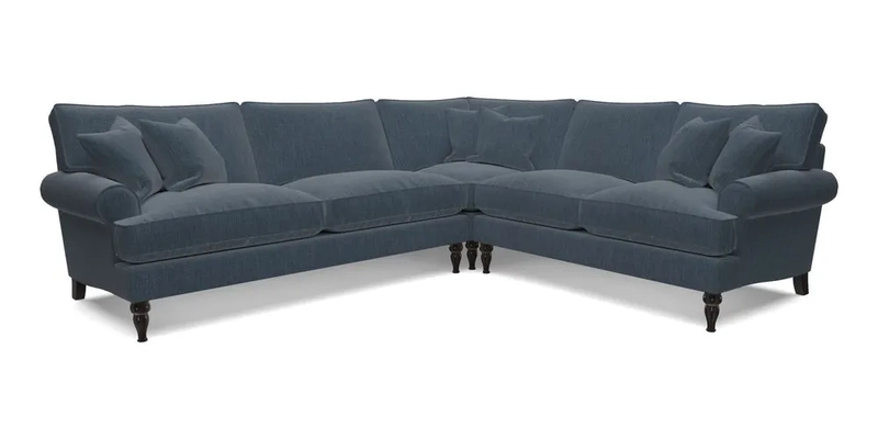 Cooksbridge LHF Corner Sofa in Cloth 21 Oak Leaf Beech