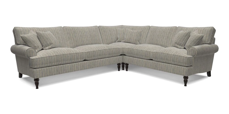 Cooksbridge LHF Corner Sofa in Cloth 21 Oak Leaf Beech