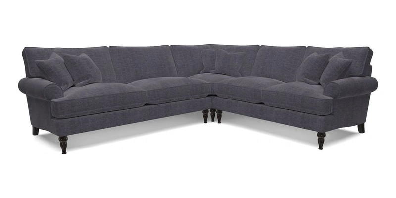 Cooksbridge LHF Corner Sofa in Cloth 21 Oak Leaf Beech
