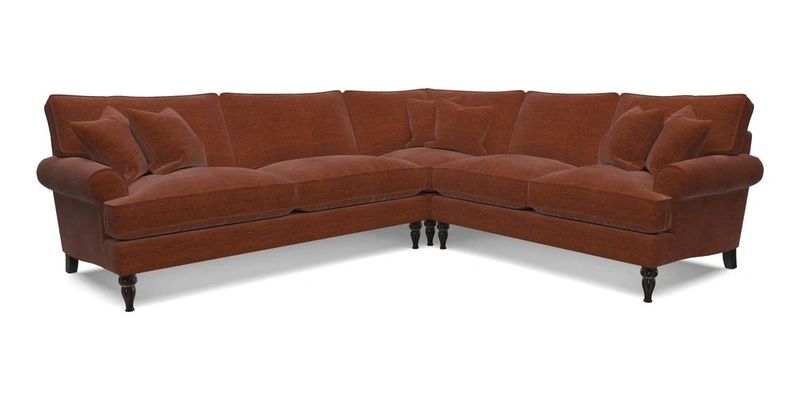 Cooksbridge LHF Corner Sofa in Cloth 21 Oak Leaf Beech