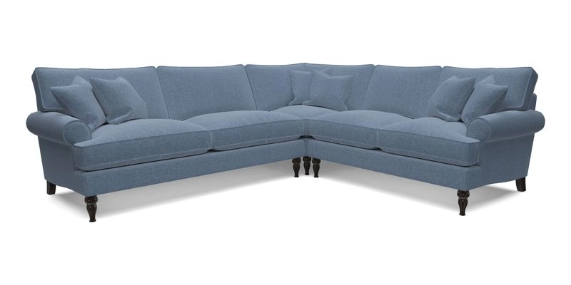 Cooksbridge LHF Corner Sofa in Cloth 21 Oak Leaf Beech