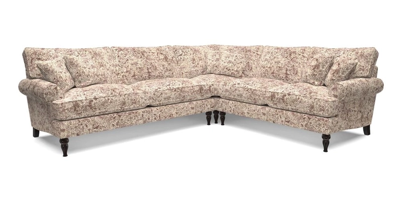 Cooksbridge LHF Corner Sofa in Cloth 21 Oak Leaf Beech