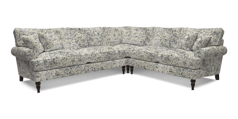 Cooksbridge LHF Corner Sofa in Cloth 21 Oak Leaf Beech