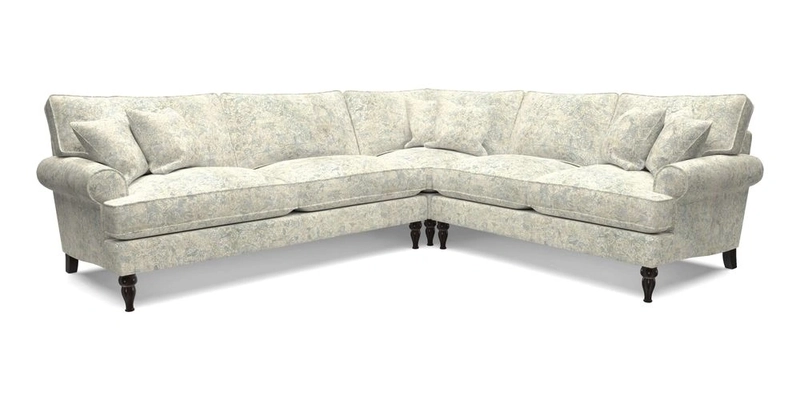 Cooksbridge LHF Corner Sofa in Cloth 21 Oak Leaf Beech