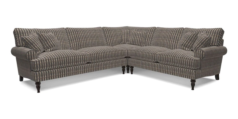 Cooksbridge LHF Corner Sofa in Cloth 21 Oak Leaf Beech